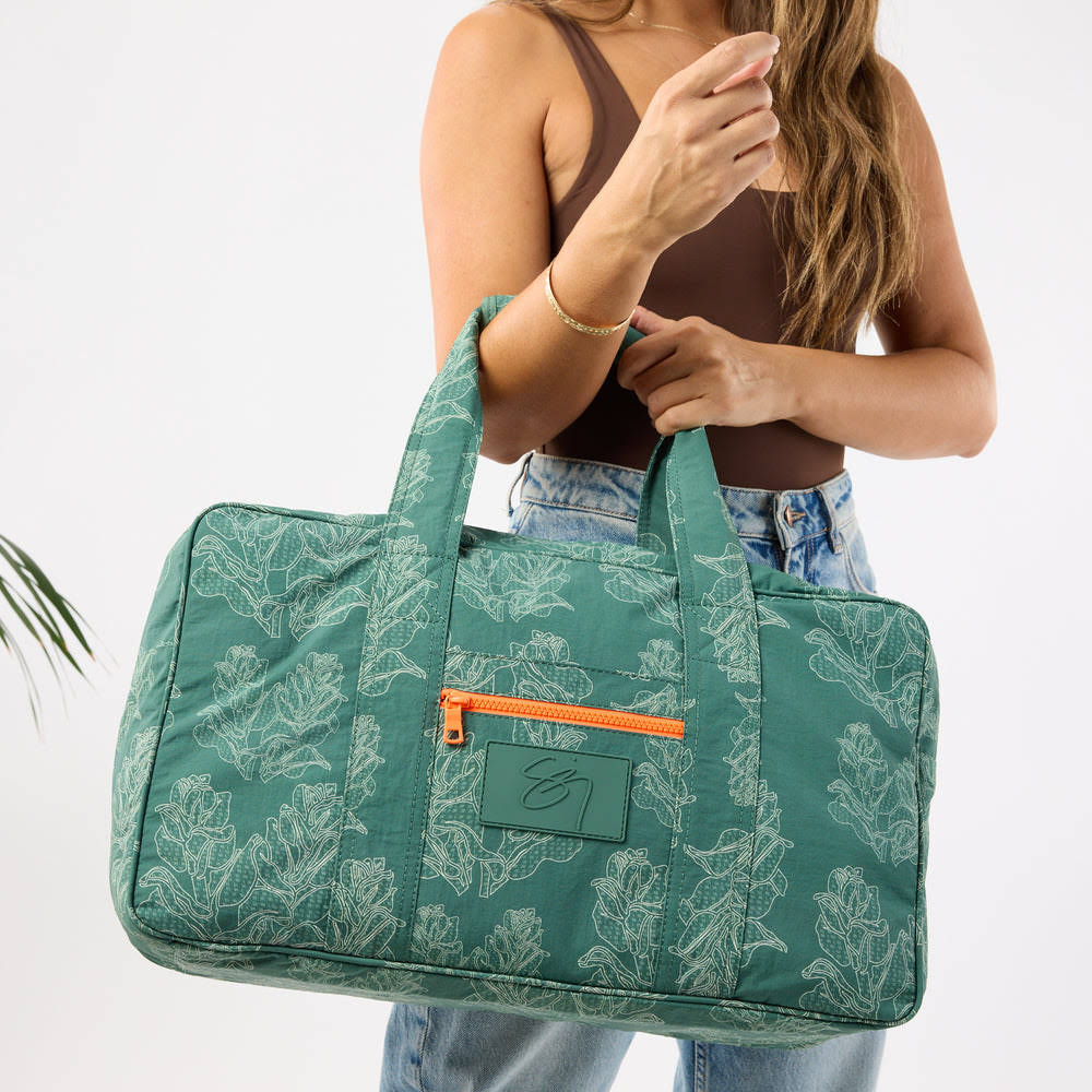 Ripstop Nylon Weekender Bag - Botanical