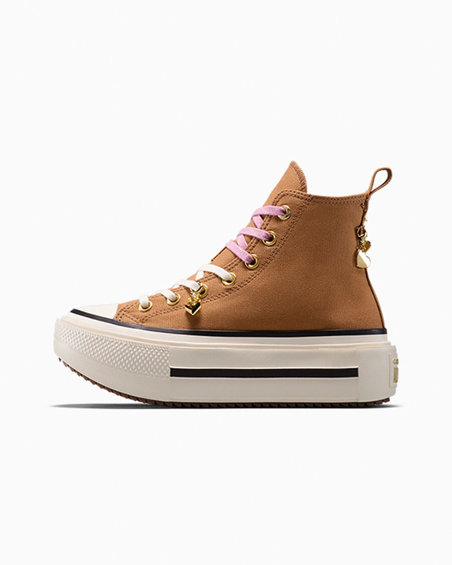 Canvas Platform High Top Sneaker - Charms
