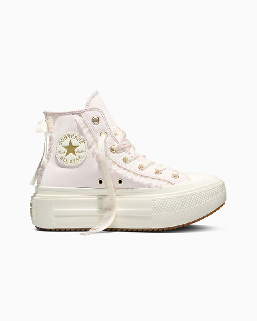 Canvas Platform High Top Sneaker - Floral