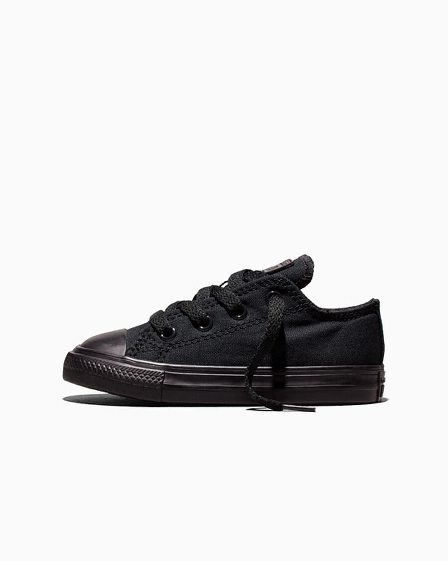 Canvas Low Top Sneaker - Black - Black Monochrome