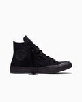 Canvas High-Top Sneaker - Multiple Colors - Black Monochrome
