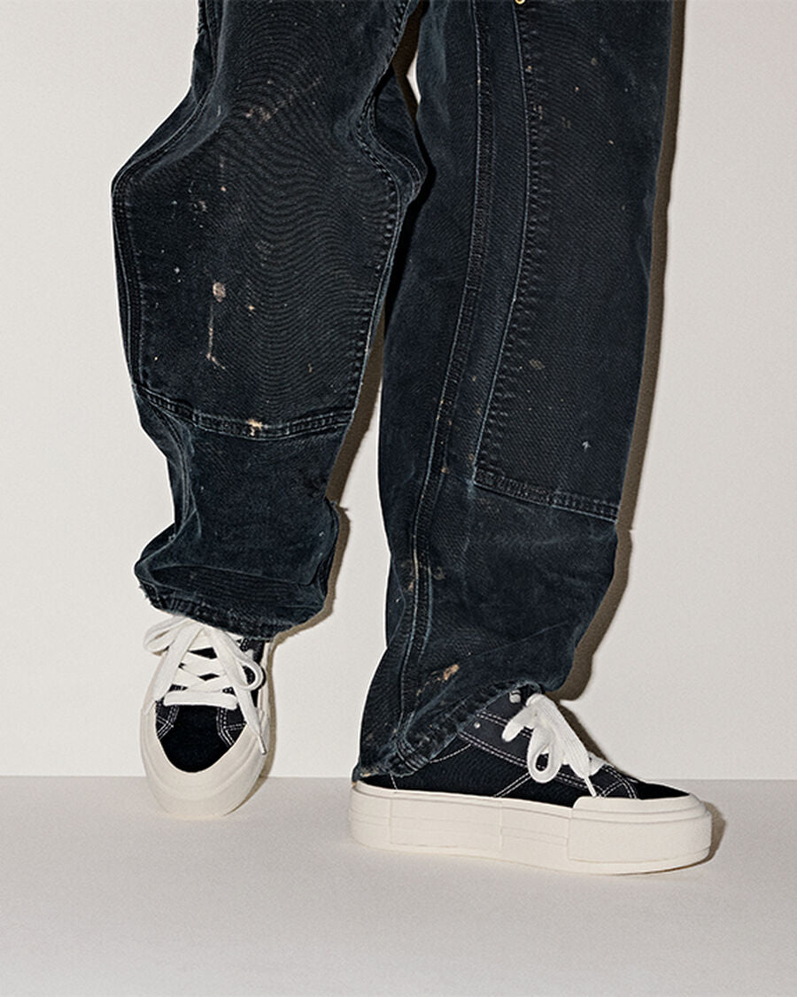 Canvas And Suede Low-Top Sneaker