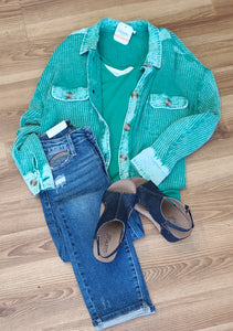 CROPPED SHACKET KELLY GREEN