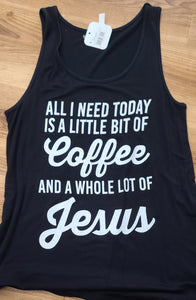 COFFEE & JESUS TANK TOP