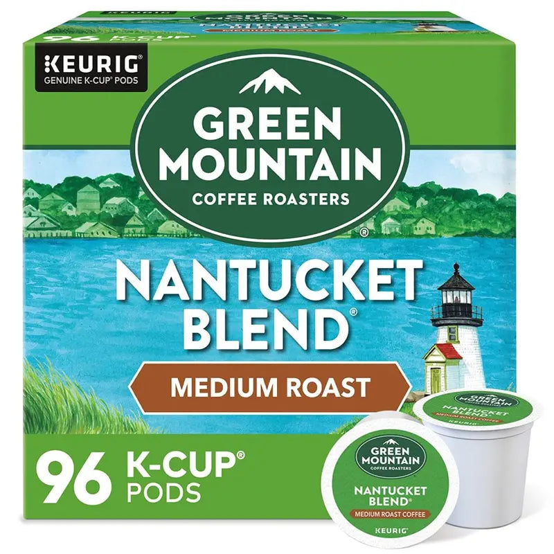 Green Mountain Coffee Roasters Nantucket Blend K-Cup Pods Medium Roast, 96 Count