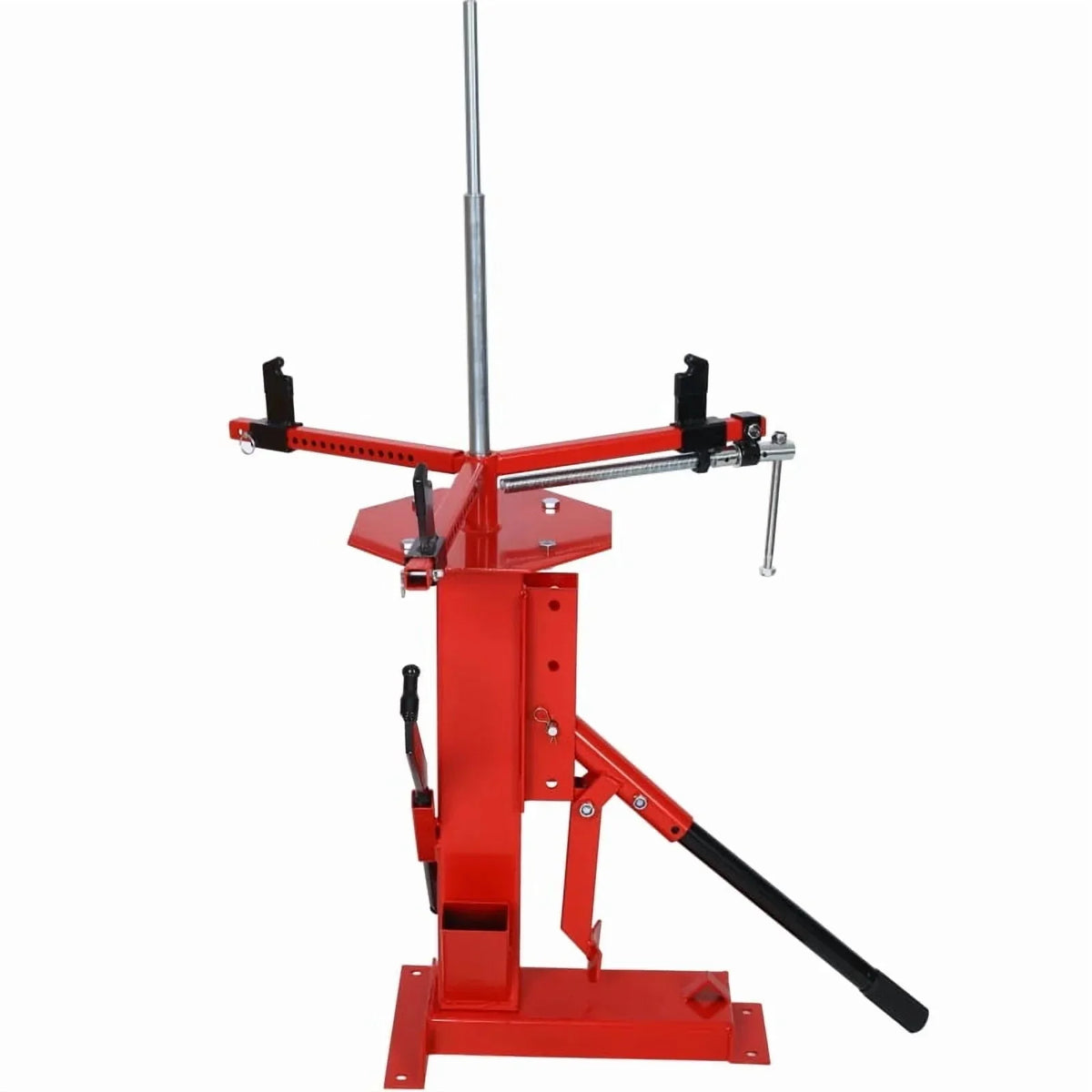 Manual Tire Changer With Bead Breaker, Steel, 4 in to 21 in