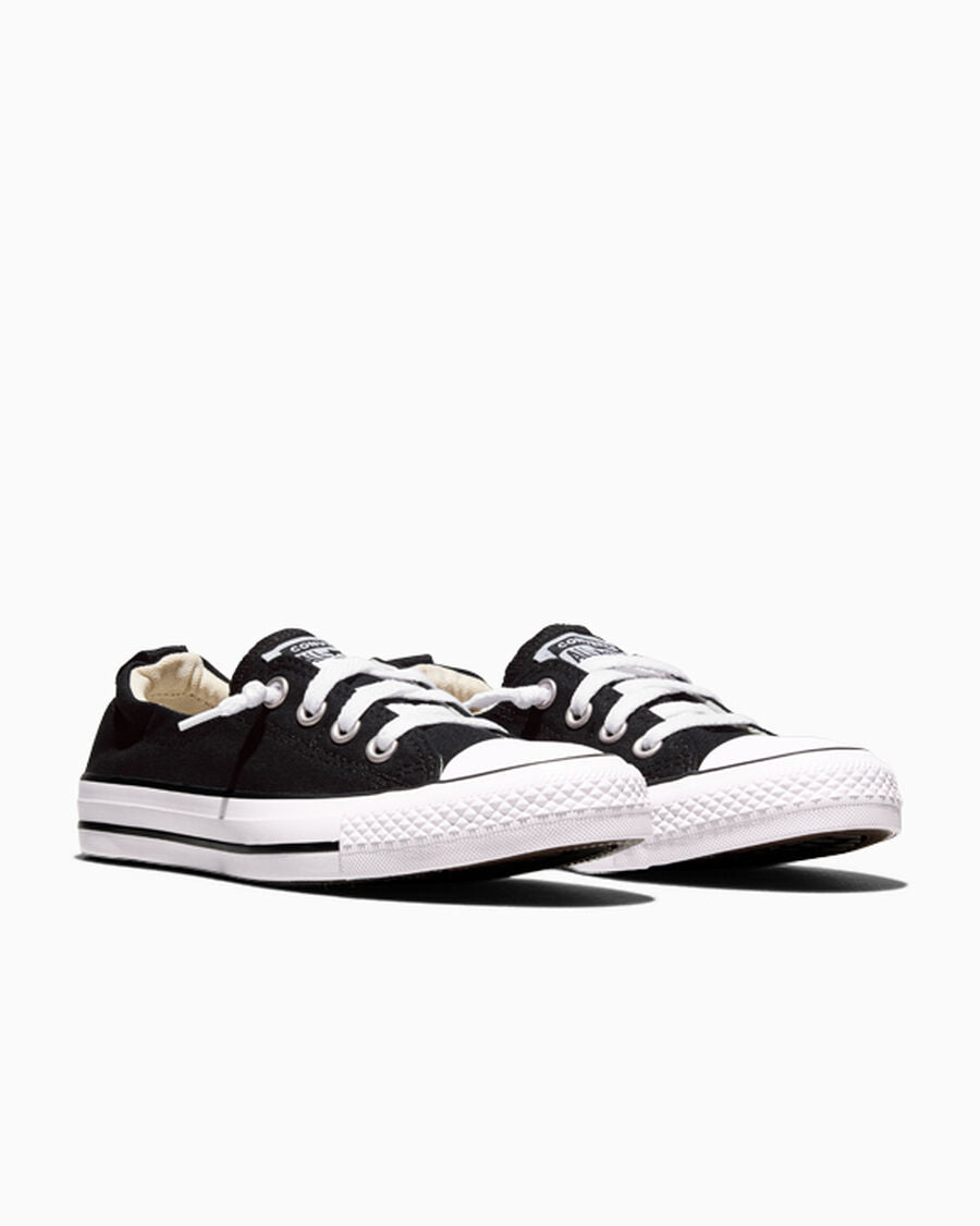 Canvas Slip-On Low Top Sneaker - Black - Black
