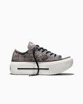 Plaid Lace Platform Low Top Sneaker