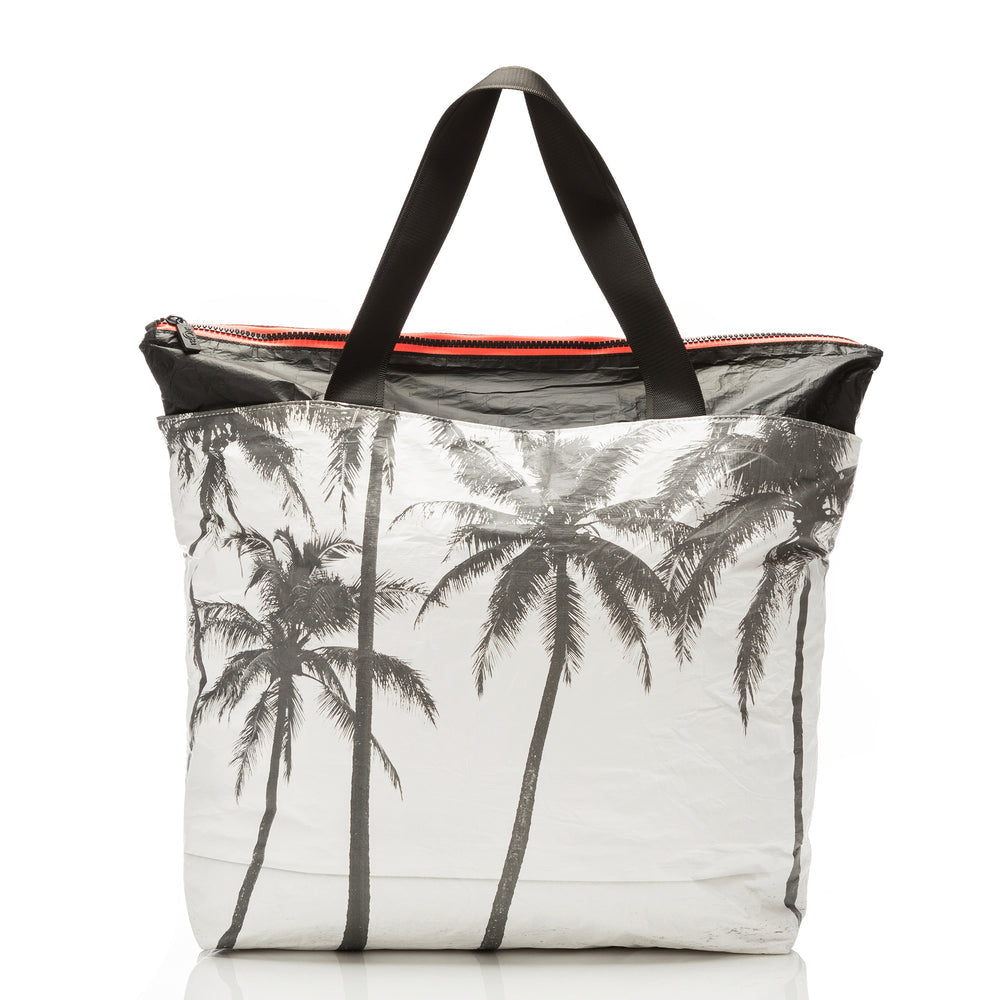 Expandable Tote Bag - Tropical Print