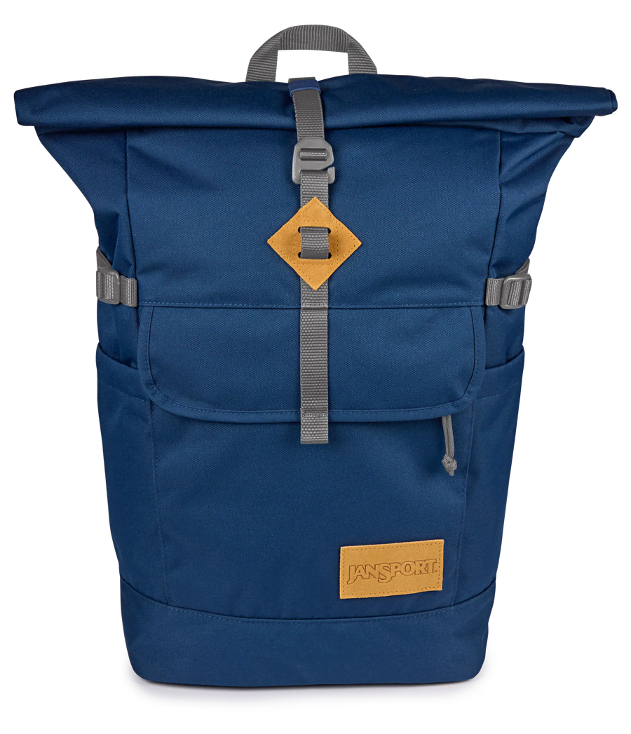 Rolltop Laptop Backpack - Navy
