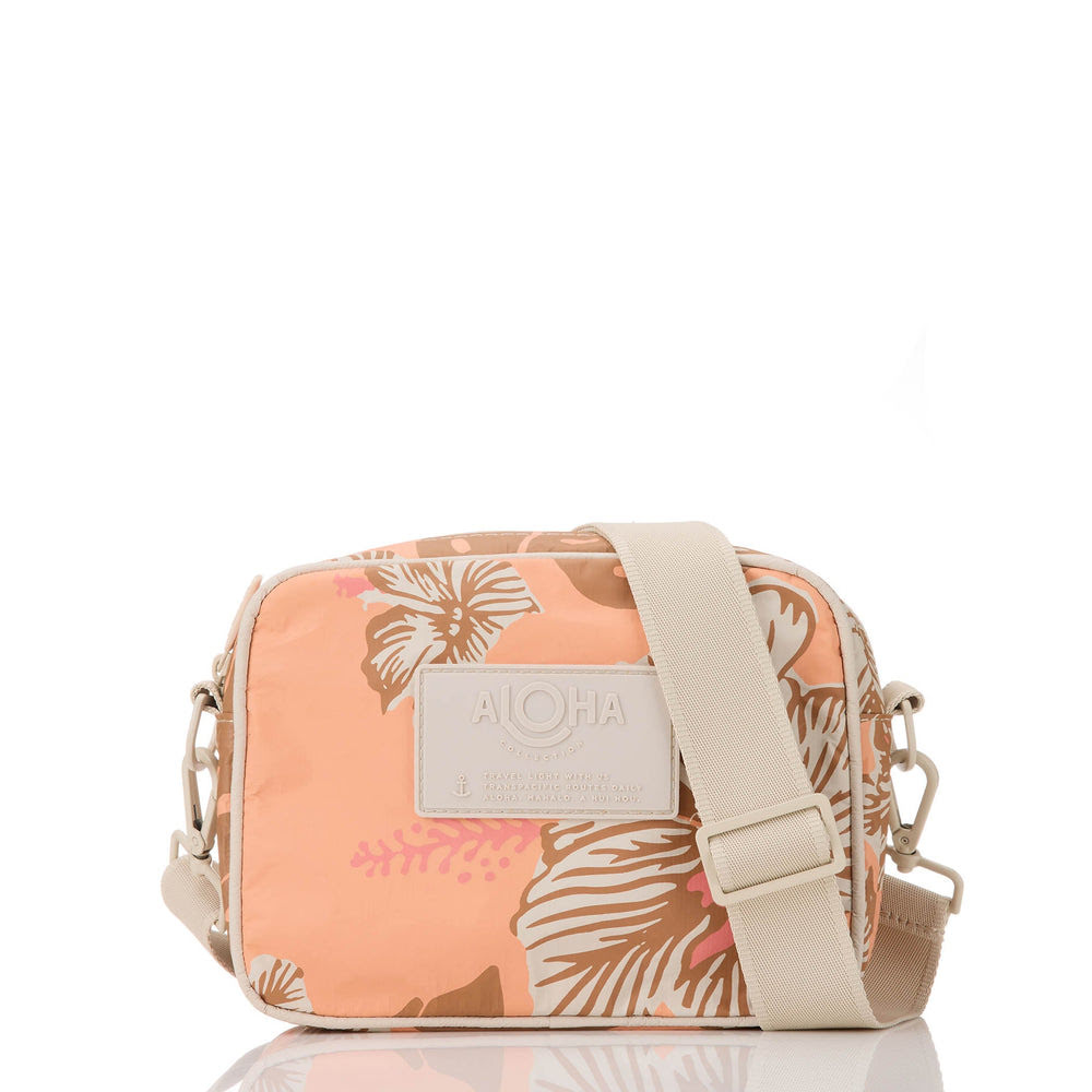 Crossbody Pouch - Tropical Block Print