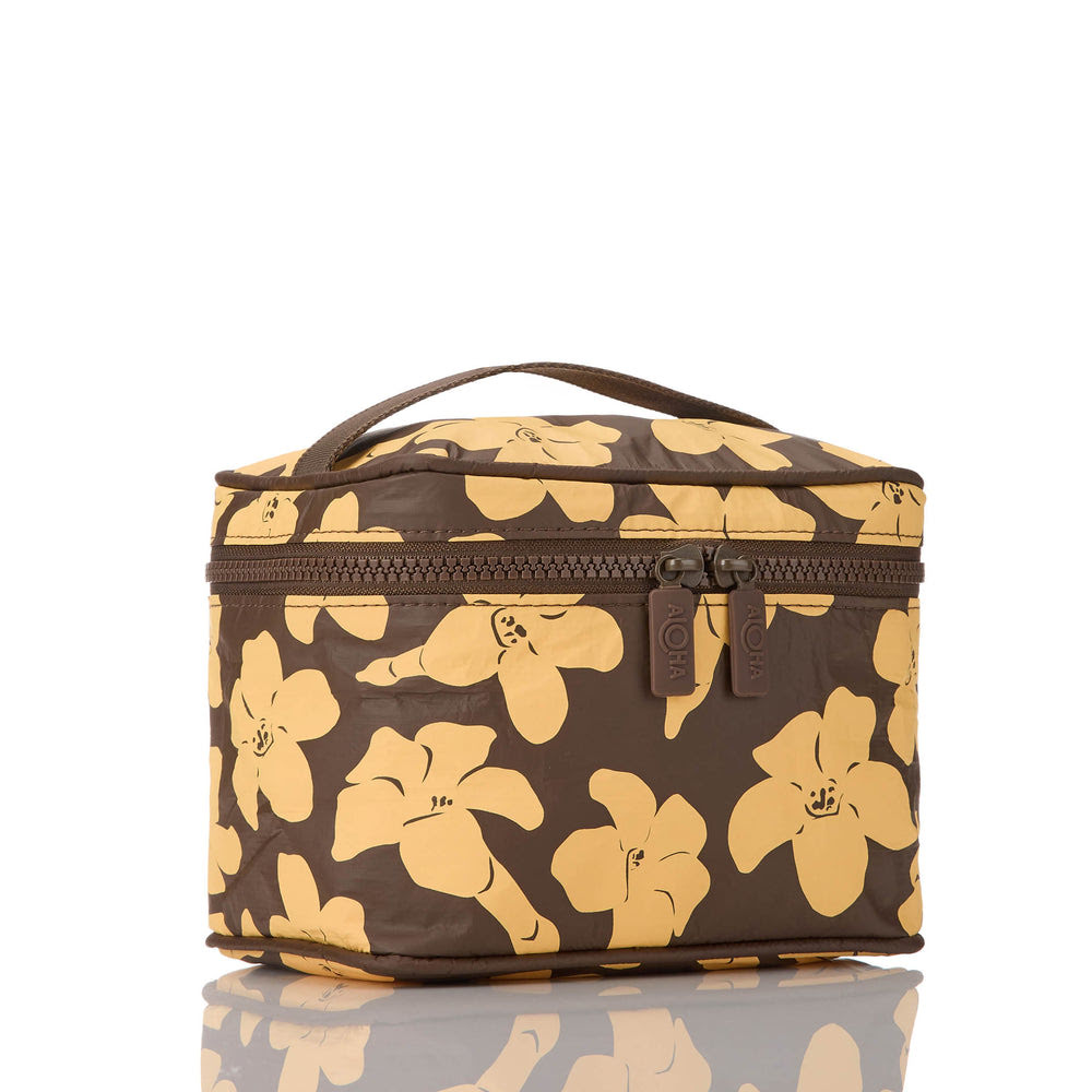 Handled Splash-Resistant Toiletry Bag - Floral