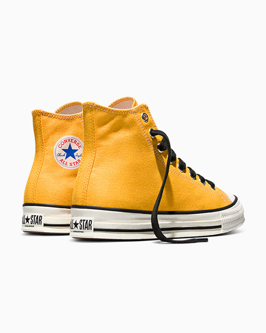 Canvas High-Top Sneaker - Gold Palm - Gold Palm/Vintage White/Black