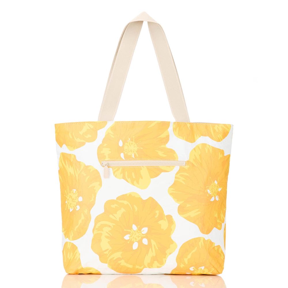 Expandable Splash-Resistant Tote - Golden Floral