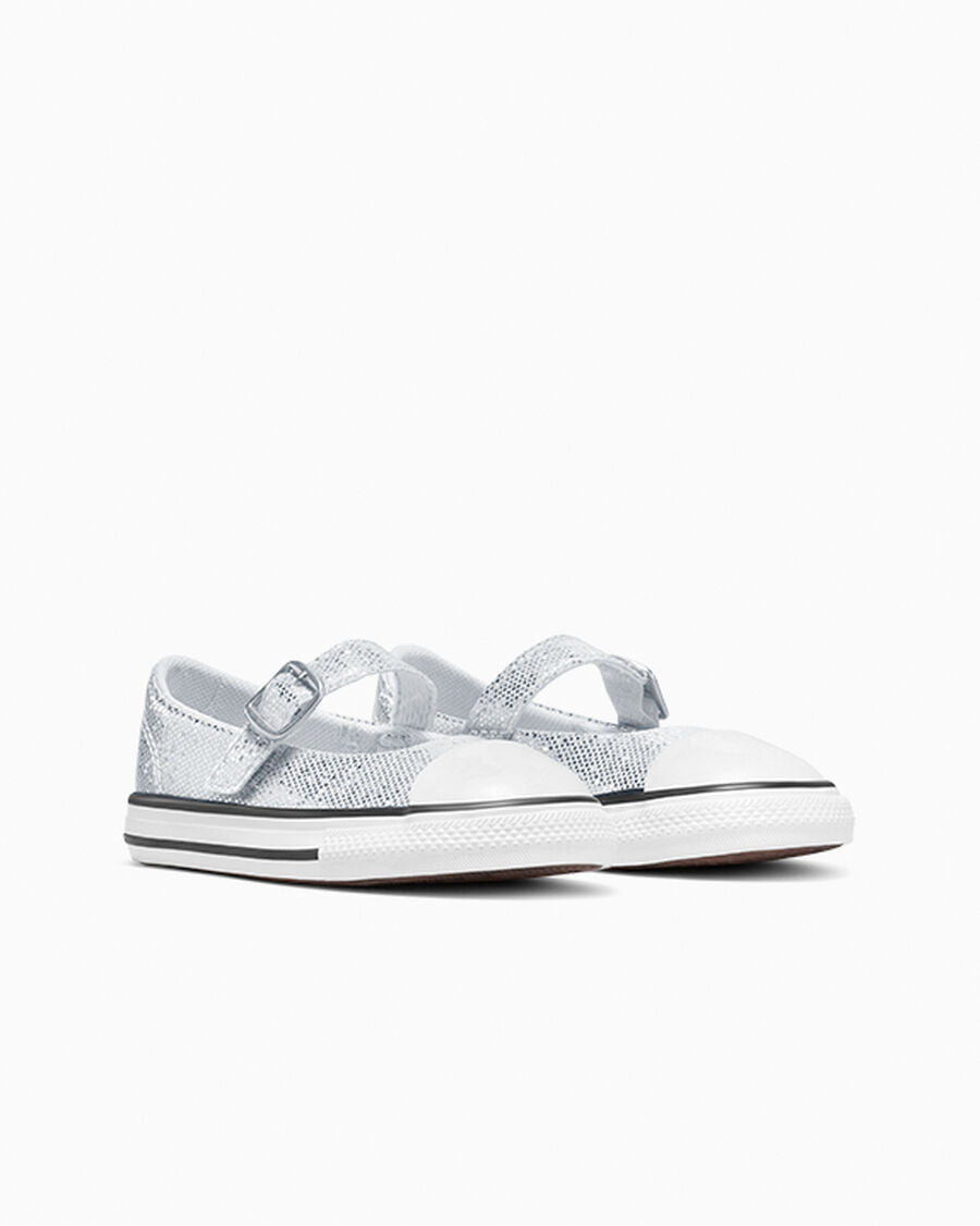 Glitter Easy-On Mary Jane Toddler Shoe