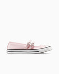 Canvas Mary Jane Low Top Shoe - White - Sugar Berry Pink/White/Natural Ivory