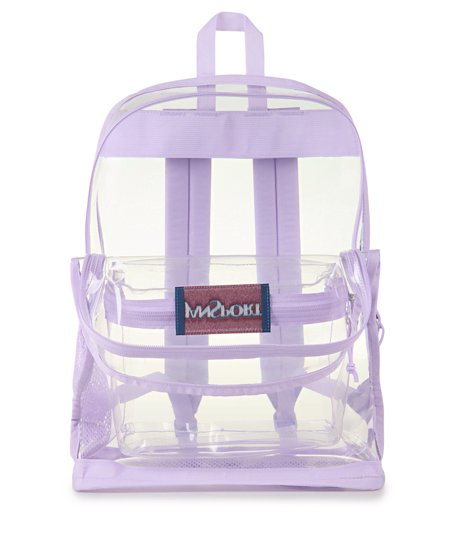 Clear Backpack - Cherry Lacquer