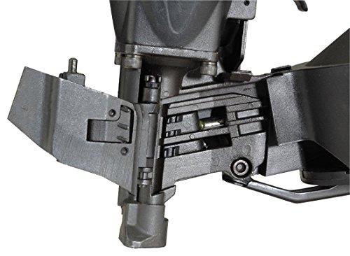 3PLUS 11 Gauge 15 Degree Coil Roofing Nailer, 3/4-Inch To 1-3/4-Inch - Black And Red