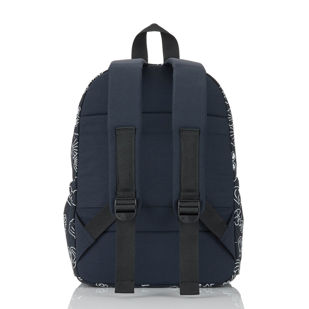 Water-Resistant Laptop Backpack - Tropical Print