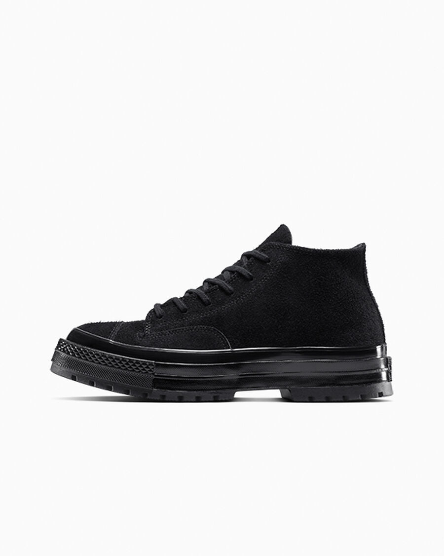 Unisex Suede Mid-Top Derby Shoe
