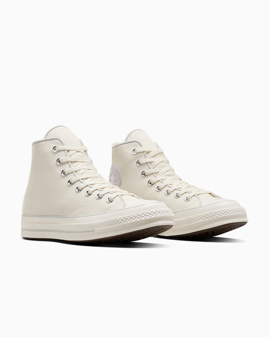 Canvas And Cotton High-Top Sneaker