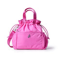 Insulated Nylon Lunch Bag - Hot Pink
