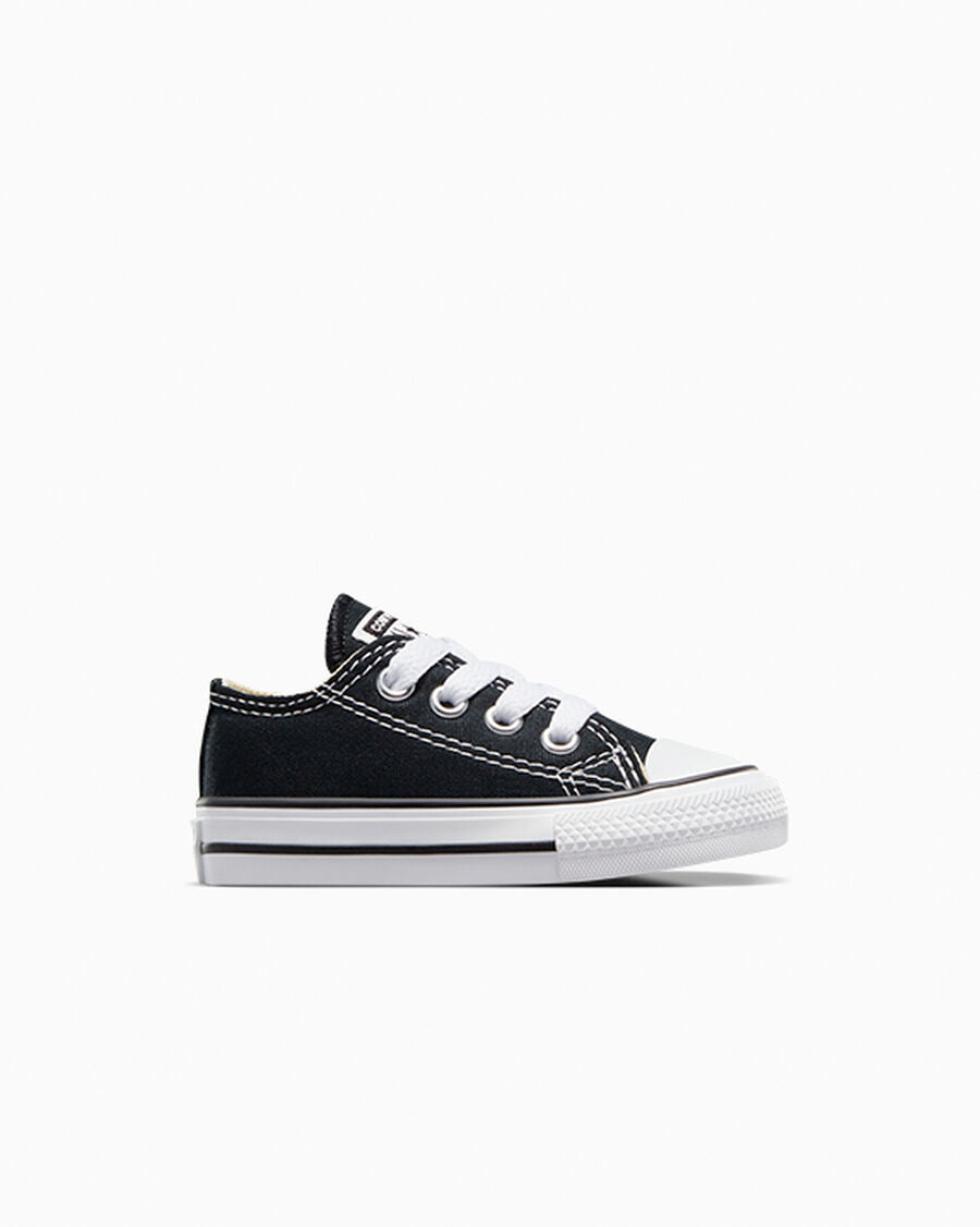 Canvas Low Top Sneaker - Black - Black