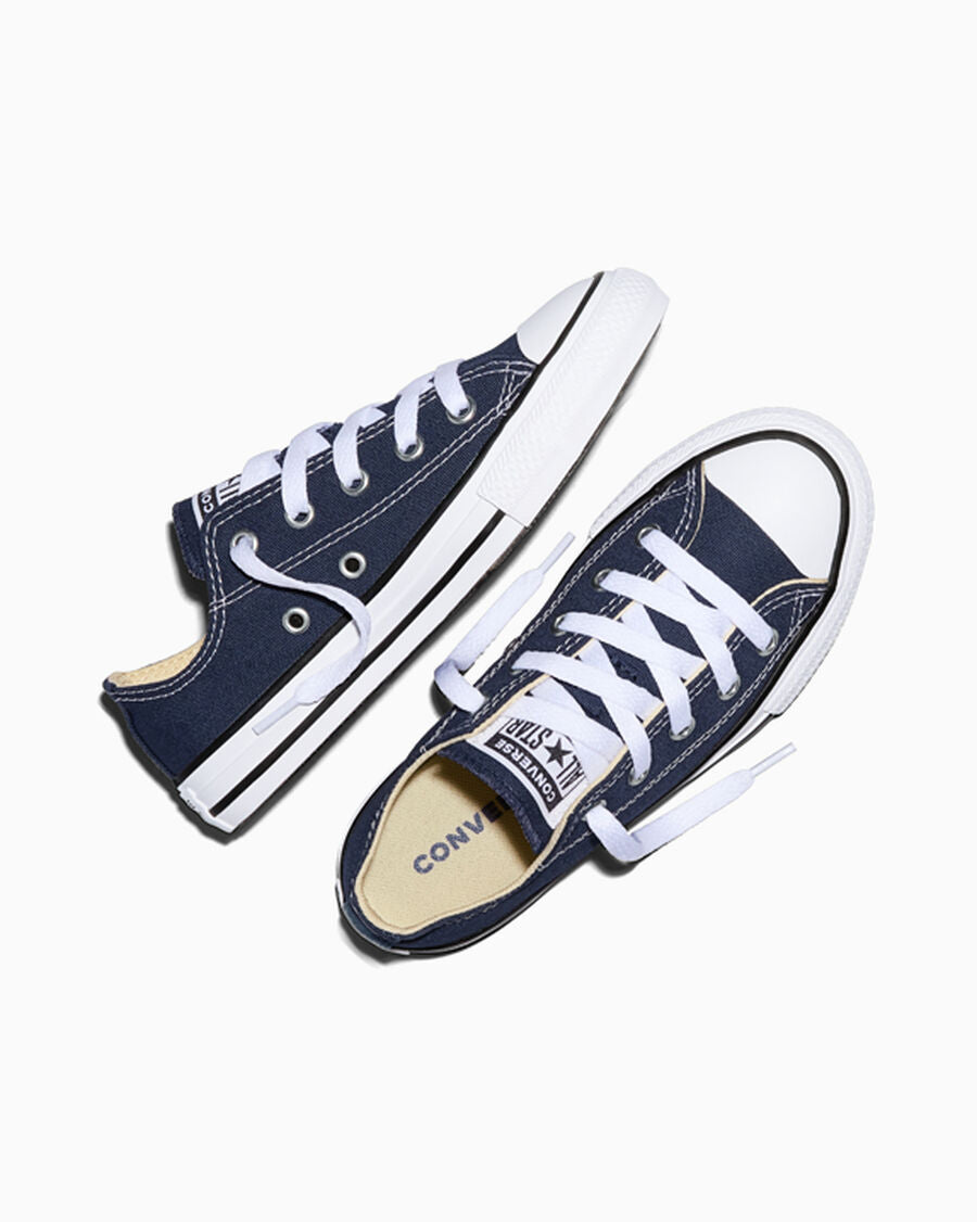 Kids Canvas Low-Top Sneaker - Multiple Colors - Navy