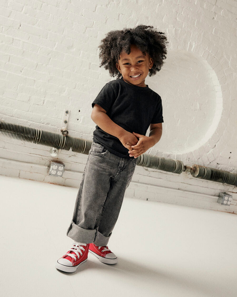 Toddler Canvas High-Top Sneaker - Multiple Colors - Red