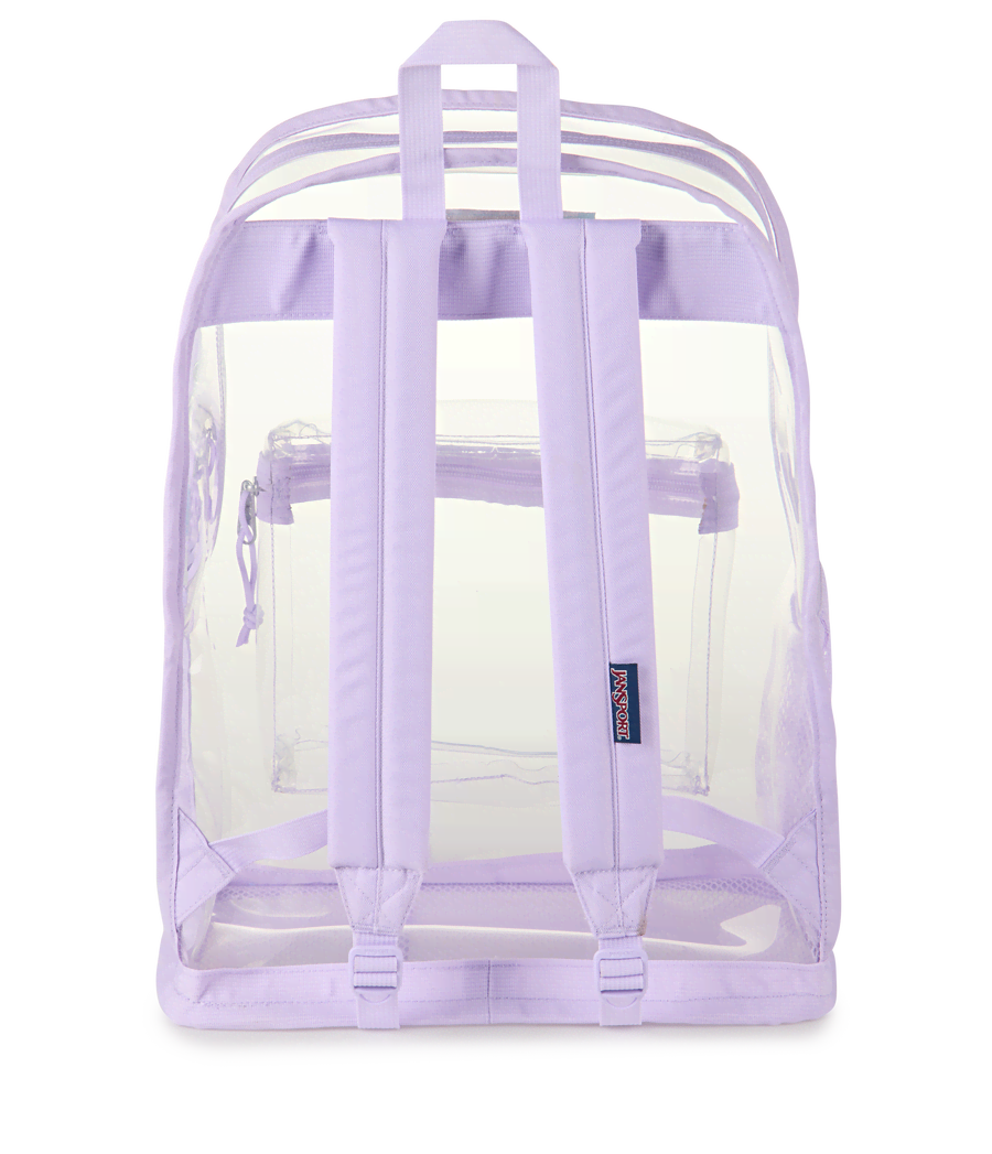 Clear Backpack - Cherry Lacquer
