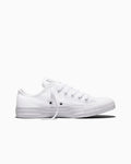 Canvas Low-Top Sneaker - Multiple Colors - White Monochrome