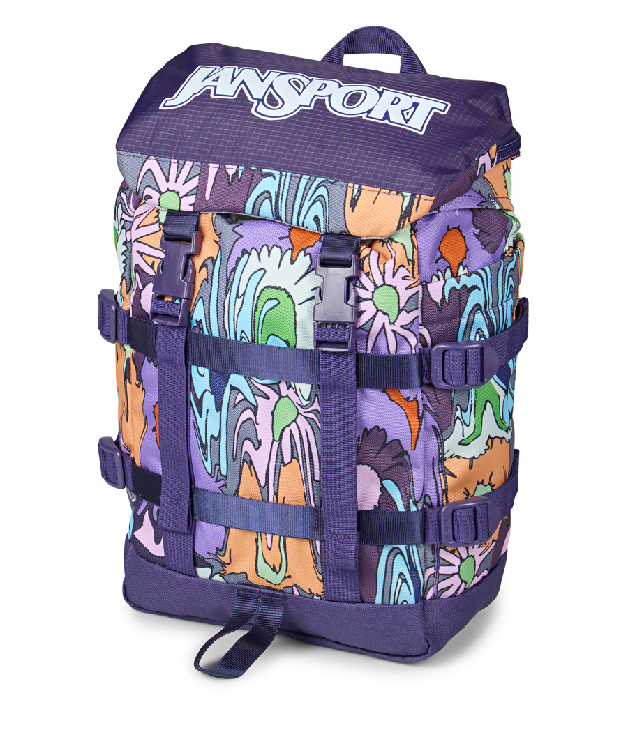 Recycled Nylon Mini Backpack - Smokey Grit