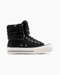 Women's Platform Suede Fold-Over High-Top