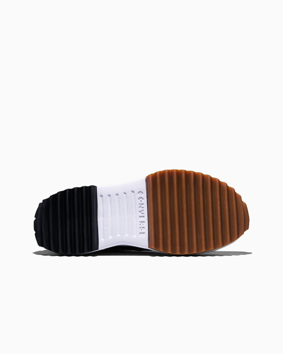 Canvas Platform Low Top Sneaker - Black - Black/White/Gum