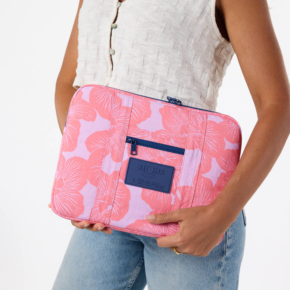 13-Inch Ripstop Nylon Laptop Sleeve - Floral