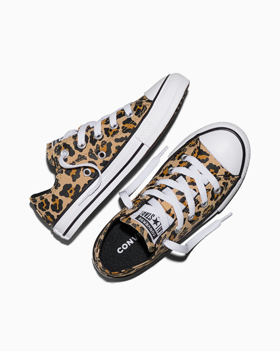 Canvas Low-Top Sneaker - Leopard Print