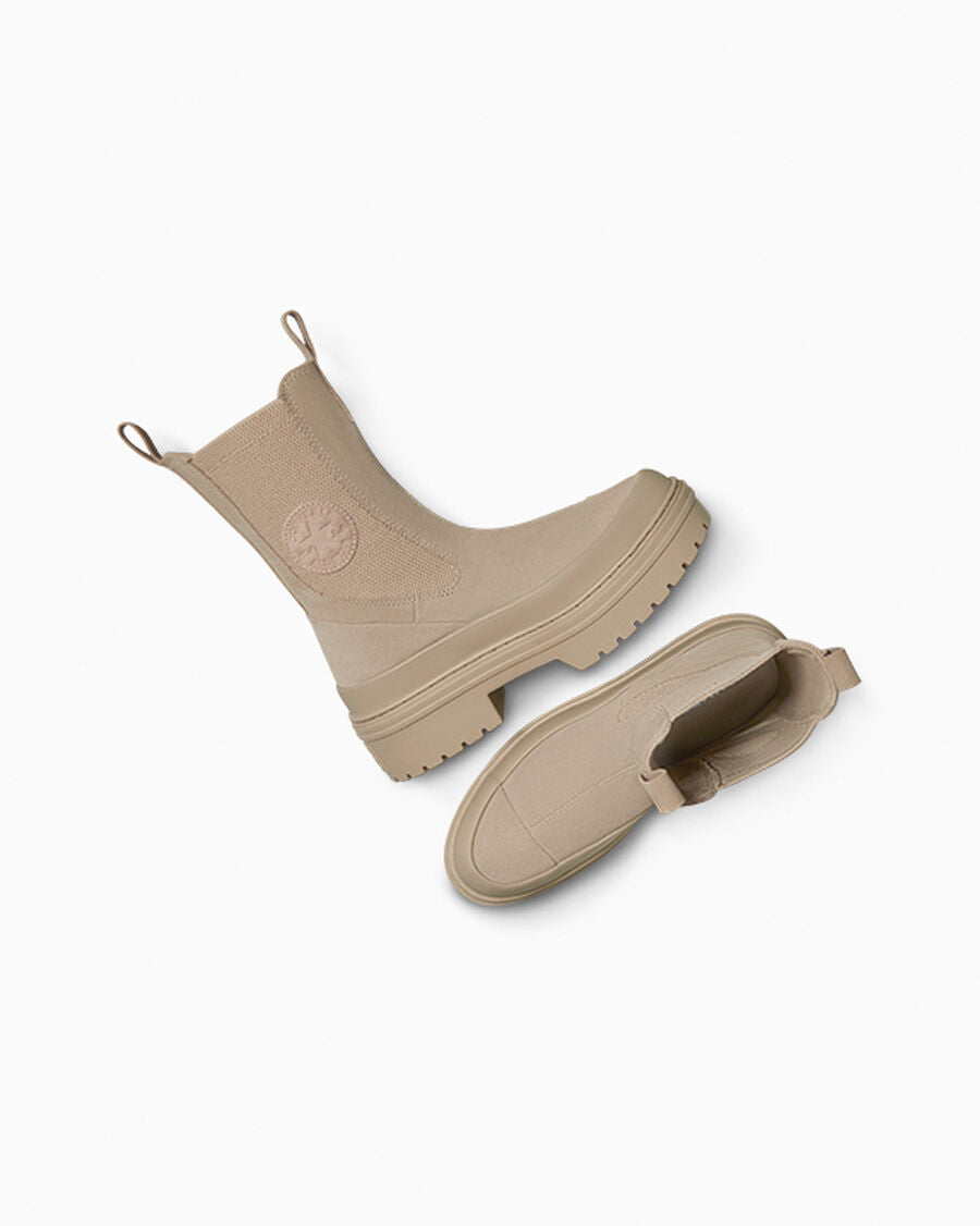 Women's Leather Lug Sole Chelsea Boot - Black - Vintage Cargo/Vintage Cargo