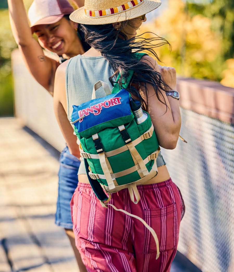 Recycled Nylon Mini Backpack - Smokey Grit