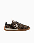 Leopard Print Pony Hair Low Top Sneaker