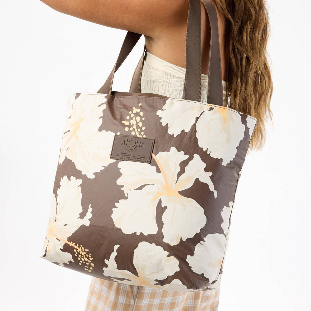 Expandable Splash-Resistant Tote - Floral