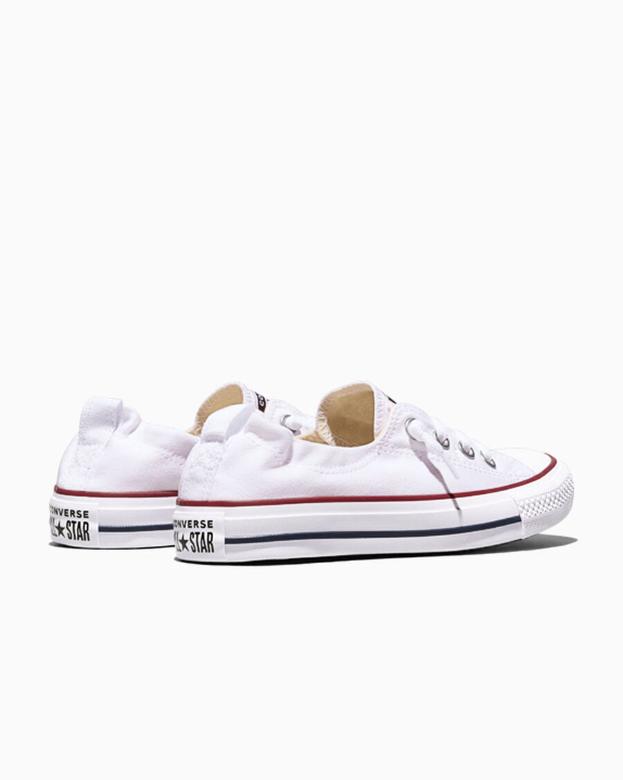 Canvas Slip-On Low Top Sneaker - Black - White
