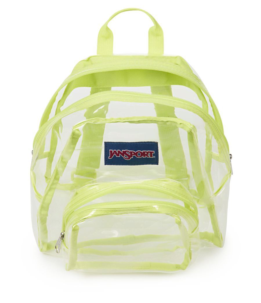 Clear Mini Backpack - Citron Lime