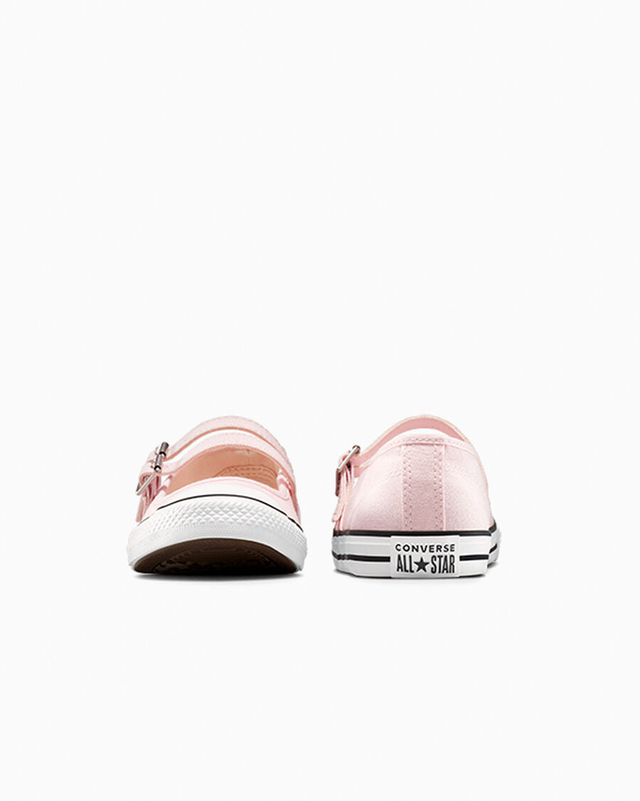 Canvas Mary Jane Low Top Shoe - White - Sugar Berry Pink/White/Natural Ivory