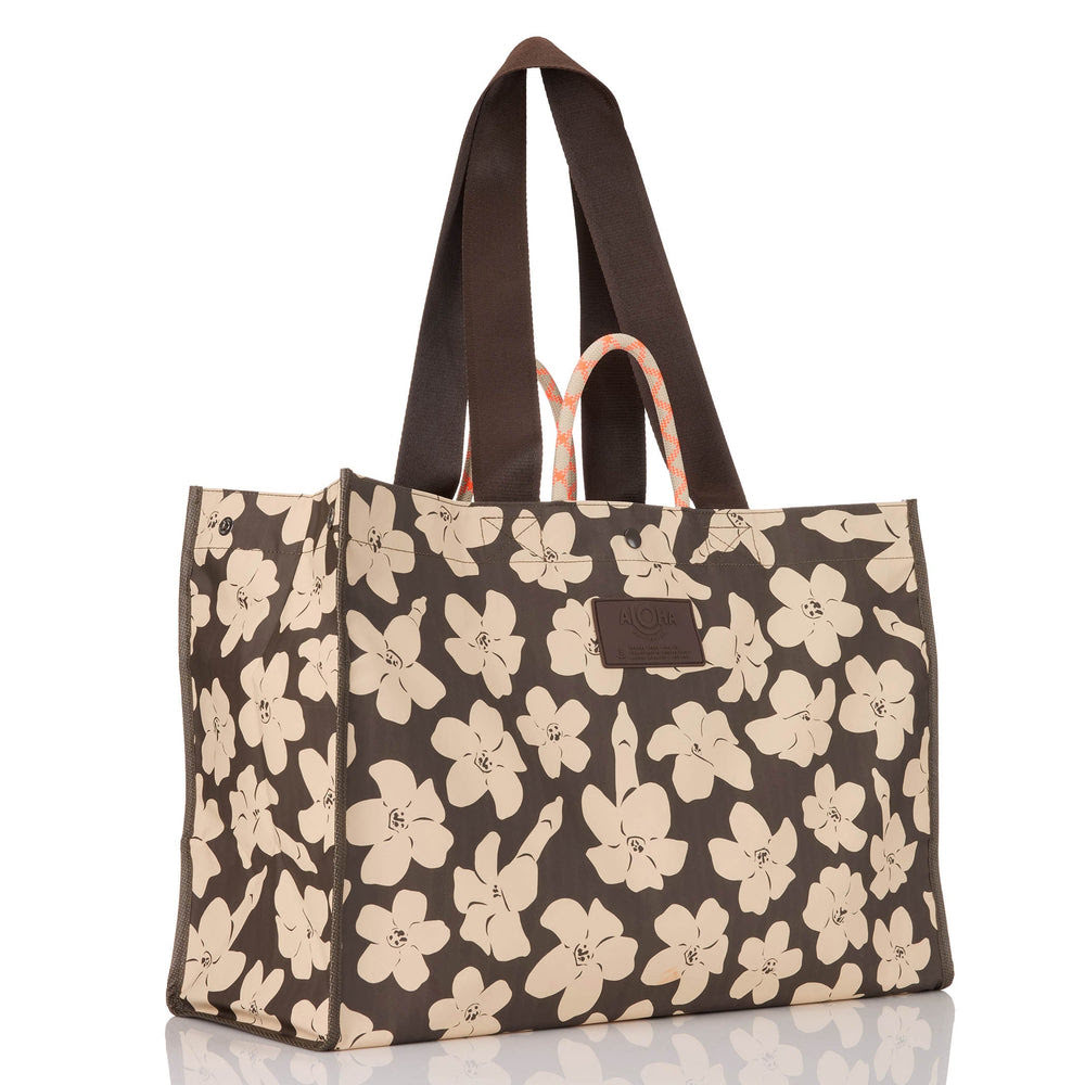 Waterproof PVC Carryall Tote - Floral