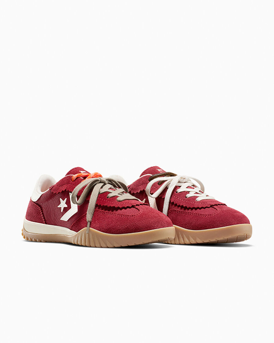 Nylon Suede Low Top Sneaker - Multi Lace