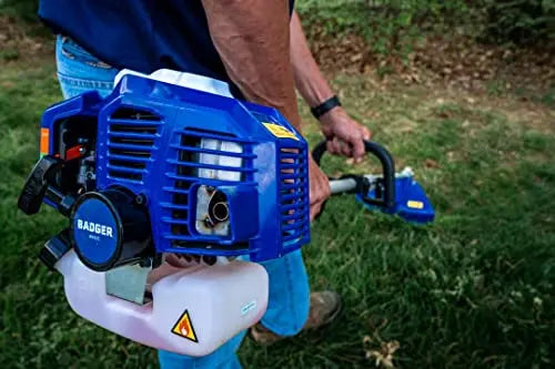 WILD BADGER POWER 26cc 3-in-1 Gas String Trimmer, Edger & Brush Cutter - Full Crank Engine