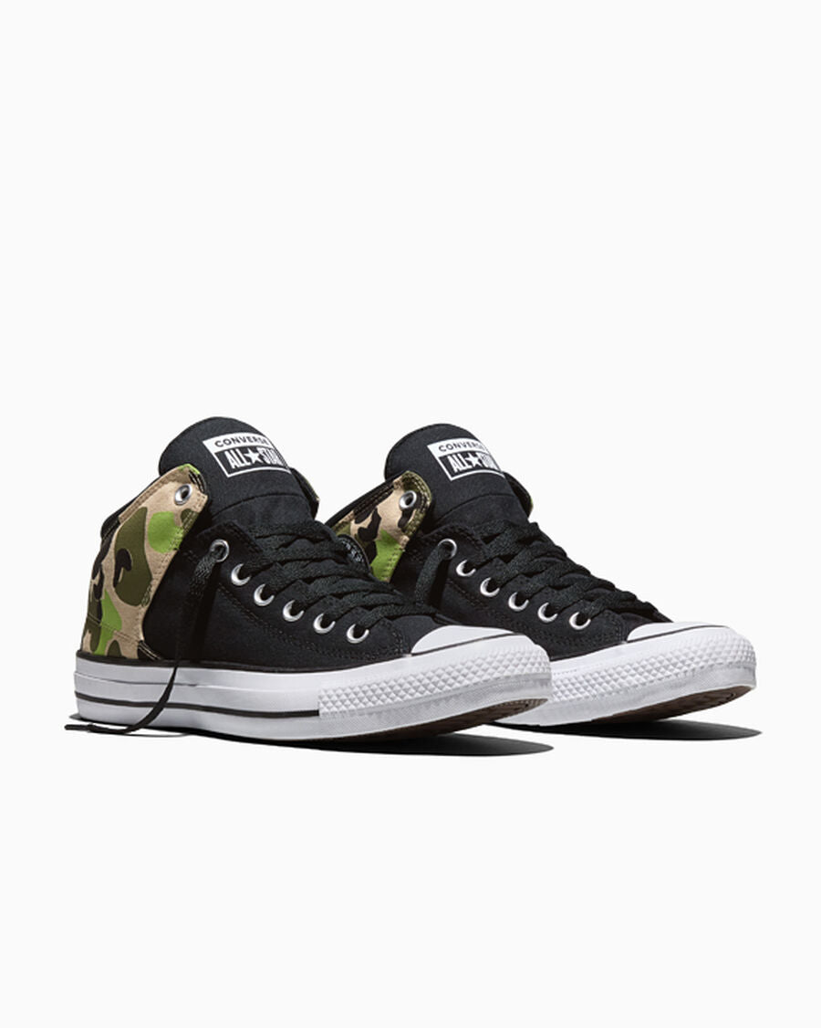 Camo Canvas Mid Top Sneaker