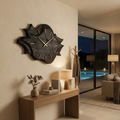 Artistic Wooden Wall Clock, Modern Abstract Carved Wood Clock - view 4