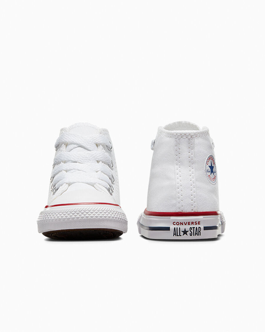 Toddler Canvas High-Top Sneaker - Multiple Colors - Optical White