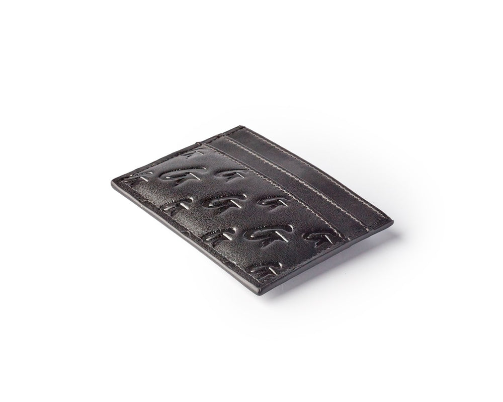 Vegan Leather Card Holder - Matte Black
